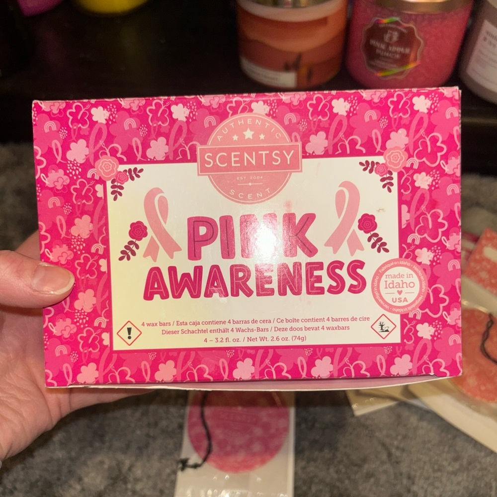 Scentsy Pink Awareness Scentsy Wax Pack of 4